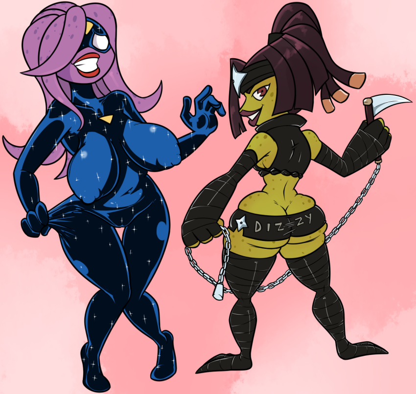 alien awesomenauts coco_nebulon cosplay dizzy empowered empowered_(series) huge_ass huge_breasts ninjette terrible_the_drawfag