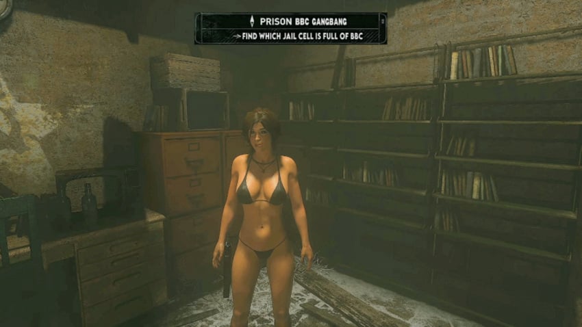 dark-skinned_male game_screenshot gangbang lara_croft lara_croft_(survivor) tomb_raider_reboot