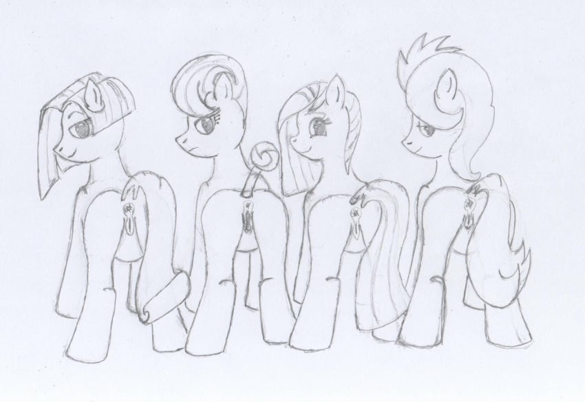 anus beowulf87 friendship_is_magic furry looking_back my_little_pony pussy roxie sketch smooth_skin