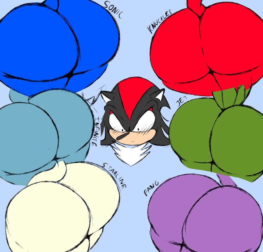 big_ass big_butt color color_edit colored colored_sketch doctor_starline fang_the_sniper femboy gay infinite_(sonic) jet_the_hawk knuckles_the_echidna male/male male_only shadow_the_hedgehog sonic_(series) sonic_the_hedgehog sonic_the_hedgehog_(comics) sonic_the_hedgehog_(idw) sonic_the_hedgehog_(series) ultimateshadow yaoi