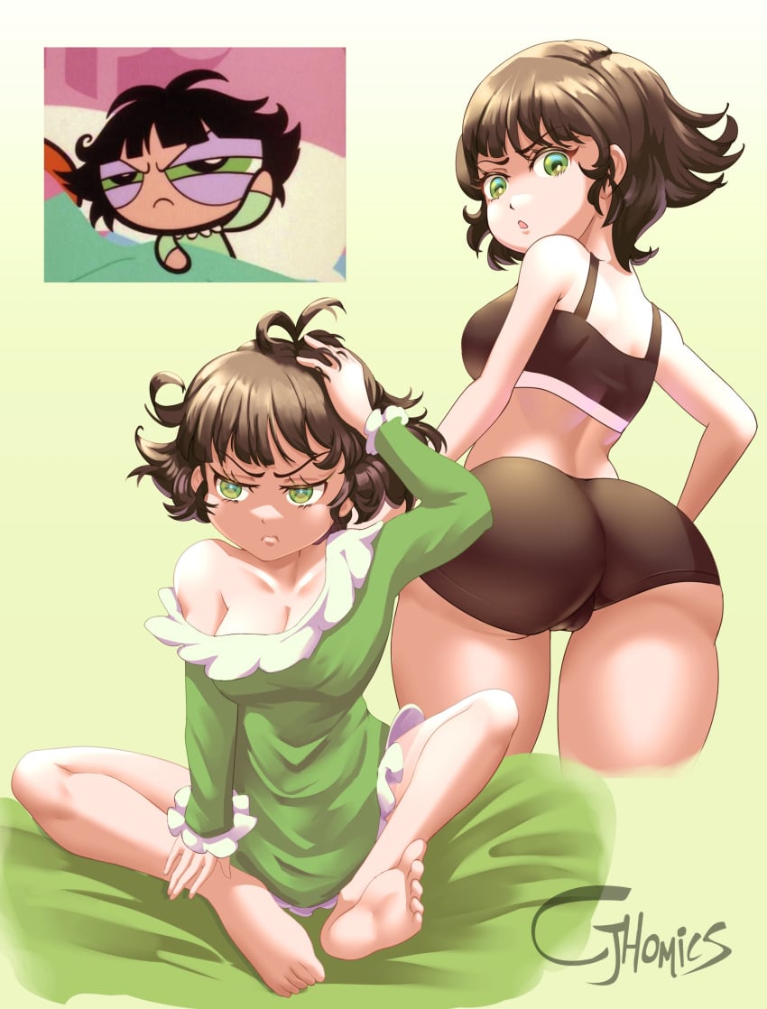 1female 1girl 1girls buttercup_(powerpuff_girls) cjhomics female powerpuff_girls sole_female tagme waking_up