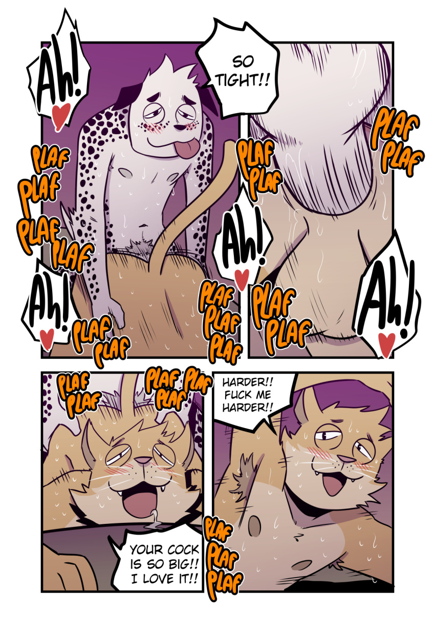 anal anal_sex anthro anthro_on_anthro anthro_penetrated anthro_penetrating anthro_penetrating_anthro anus armpit_hair ass balls blush bodily_fluids body_hair canid canine canis comic dalmatian dalton_(t0l0k) dialogue domestic_cat domestic_dog duo english_text felid feline felis fur genitals grey_body grey_fur gus_(t0l0k) hi_res looking_pleasured male male/male male_penetrated male_penetrating male_penetrating_male mammal moan multicolored_body multicolored_fur nipples nude onomatopoeia open_mouth open_smile penetration penile penile_penetration penis penis_in_ass profanity pubes sex smile sound_effects sweat t0l0k tan_body tan_fur text tongue tongue_out two_tone_body two_tone_fur
