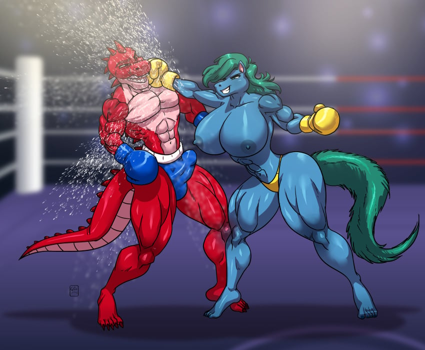 1boy 1girls 2024 abs animal_humanoid anthro ass biceps big_ass big_breasts big_thighs blue_boxing_gloves blue_gloves boner boxing boxing_gloves boxing_ring breasts bulge bulge_through_clothing bust busty chest curvaceous curvy curvy_body curvy_figure digital_art erection erection_under_clothes female female_focus fight fighting fighting_ring gabocaricaturas gloves hips horse horse_ears horse_girl horse_tail hourglass_figure huge_ass huge_breasts huge_thighs humanoid large_ass large_breasts large_thighs legs lizard lizard_tail male male/female mature mature_female mature_male mixed_boxing muscles muscular muscular_female muscular_male nipples original original_character original_characters penis pony pony_ears pony_tail ponygirl punch punching slim_waist smiling smirk smirking straight thick thick_hips thick_legs thick_thighs thighs thong uppercut voluptuous voluptuous_female waist wide_ass wide_hips wide_thighs yellow_boxing_gloves yellow_gloves