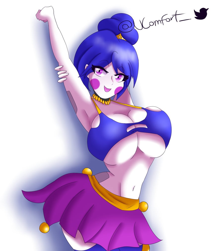 1girls ballora ballora_(fnafsl) big_breasts breasts female female_only five_nights_at_freddy's five_nights_at_freddy's:_sister_location five_nights_in_anime full_comfort tagme