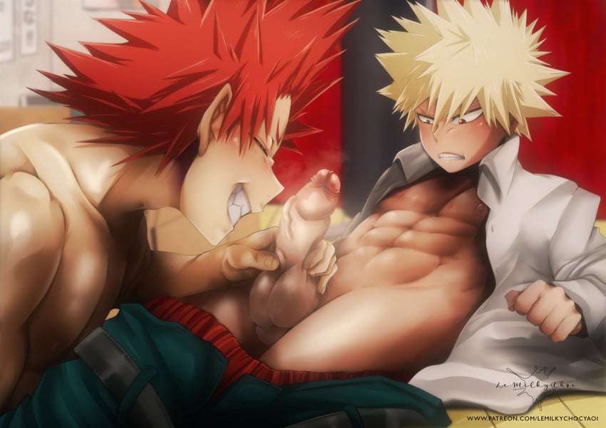 2boys anime ass bakugou_katsuki bara bl boku_no_hero_academia cum dick eijirou_kirishima gay katsuki_bakugou lemilkychoc male male_only manga multiple_boys my_hero_academia penis yaoi yaoiworld やおい 僕のヒーローアカデミア