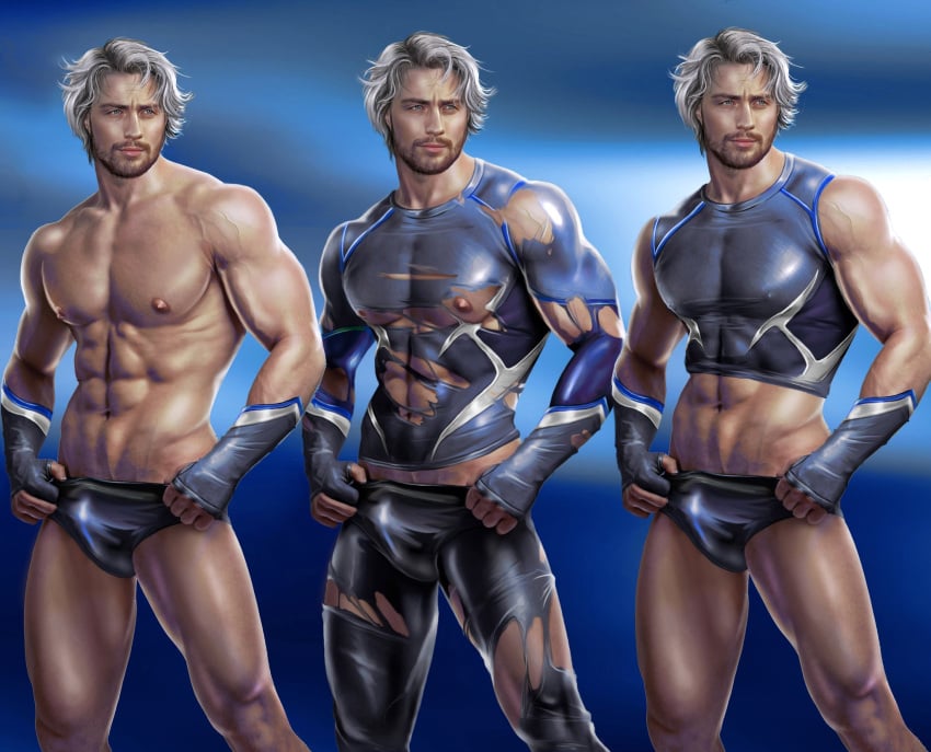 1boy aaron_taylor-johnson abs actor avengers:_age_of_ultron biceps big_bulge bulge carlos_gzz celebrity huge_bulge human human_only in_character light-skinned_male light_skin male male_only marvel marvel_cinematic_universe muscular muscular_male pecs pietro_maximoff quicksilver thick_thighs