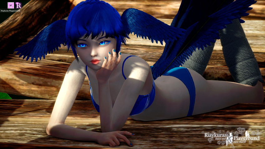 3d final_fantasy_xiv harpy harpy_humanoid meteion riaykuras_playground square_enix wings_on_head