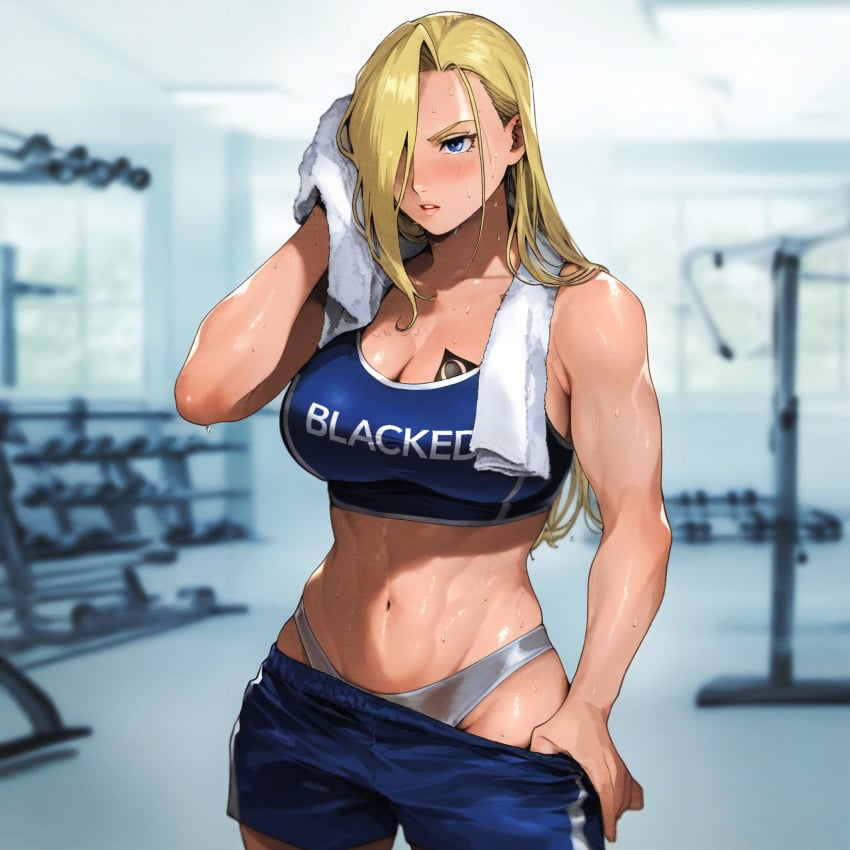 Olivier Mira Armstrong (Blacked) Rule 34 Image