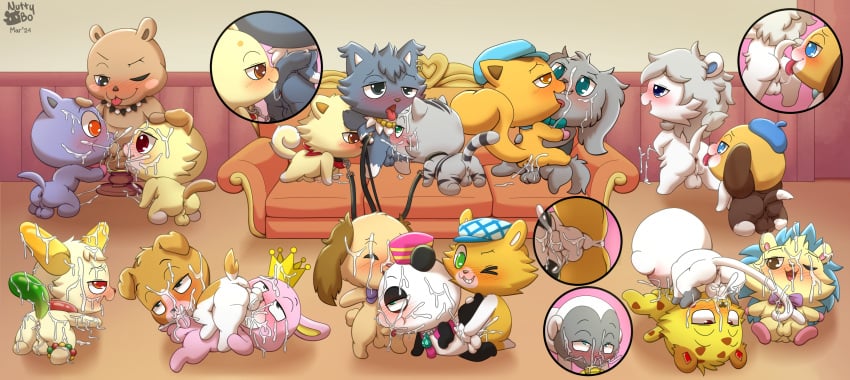 2024 69_position absurd_res alex_(jewelpet) anal anus ass ball_suck balls blue_body blue_eyes blue_fur blue_spines blush bodily_fluids bow_tie brown_body brown_eyes brown_fur brownie_(jewelpet) canid canine capybara caviid cheetah chite_(jewelpet) coal_(jewelpet) collar cum cum_inside dian_(jewelpet) domestic_cat ear_piercing erection eulipotyphlan felid feline felis fellatio fluffy french_kissing fur furniture genital_fluids genitals granite_(jewelpet) group group_sex gumimin hair hedgehog hi_res io_(jewelpet) jasper_(jewelpet) jewelpet jewelpet_(species) jewelry king_(jewelpet) kissing kohaku_(jewelpet) kris_(jewelpet) lagomorph leash leporid mammal markings masturbation nephrite_(jewelpet) nix_(jewelpet) nude nutty_bo oral orgy penetration penile penis piercing purple_hair rald_(jewelpet) rimming rodent russian_blue sanrio sega sega_toys sex smile sofa spitroast spots spotted_body spotted_fur sucking tail tail_around_penis tail_fetish tail_play tail_sex tailjob tan_body tan_fur tata_(jewelpet) threesome titana_(jewelpet) tongue tongue_out tour_(jewelpet) tuft yellow_body yellow_fur yuku_(jewelpet)