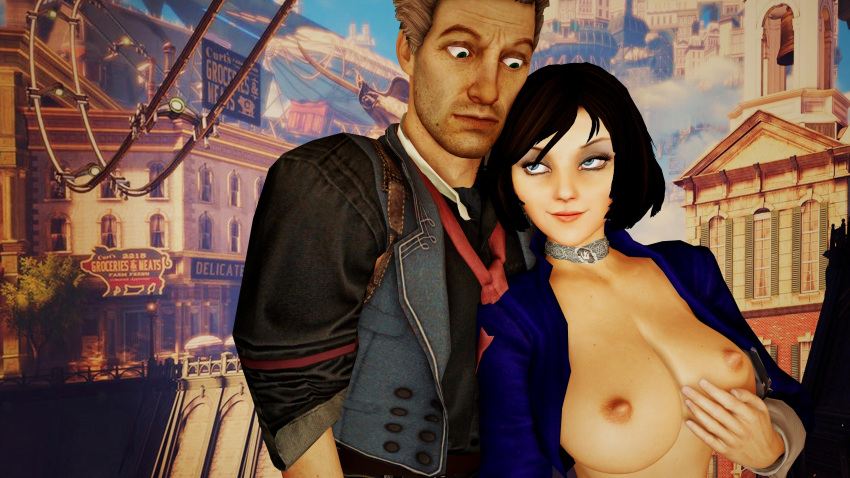 Booker Dewitt (Bioshock) Rule 34 Image