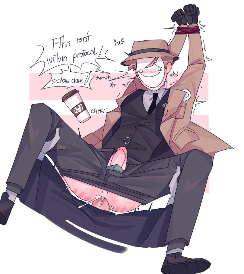 1boy blonde_hair blush bondage cafetaria_hotel cafeteria_hotel coffee cum detective dream_smp dreamsmp dreamwastaken dsmp english_text erection fat_ass gay gay_domination gay_sex male male_focus male_only markings mask masked mcyt minecraft_youtubers penetration sex submissive text twitch twitch.tv twitter twitter_username urethral_insertion urethral_plug yaoi youtube youtuber youtubers