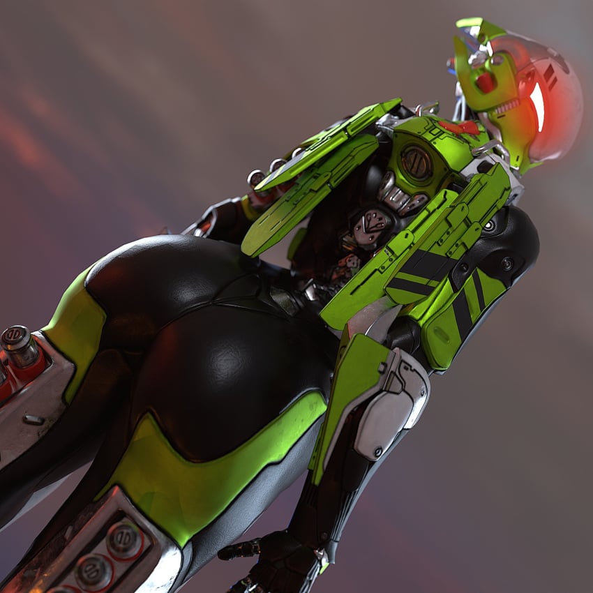 1girls 3d 3d_(artwork) 3d_model anthem ass ass_focus blender fat_ass female glowing_eyes interceptor llamasarepink looking_at_viewer looking_back red_eyes robot robot_girl robot_joints robotic_arm thick_ass thick_thighs thighhighs thighs