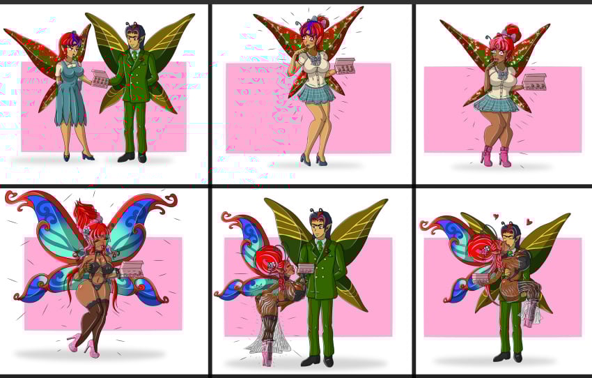 ass_expansion bimbo bimbo_lips bimbofication breast_expansion breezy fairy huge_breasts race_swap sunny-temple thigh_expansion