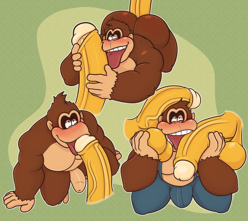 2025 ahe_gao anal anal_sex anthro ape ass balls banana big_penis blush bubble_butt bulge clothing disembodied_penis donkey_kong donkey_kong_(character) donkey_kong_(dkbananza) donkey_kong_(series) donkey_kong_bananza donkey_kong_in_overalls double_oral duo elemental_creature erection flora_fauna food food_creature food_fetish food_play foreskin fruit fucked_silly genitals gorilla group group_sex haplorhine hi_res holding_another's_penis holding_balls humanoid_genitalia humanoid_penis licking lifting_balls living_fruit looking_pleasured looking_up male male/male mammal multiple_images multiple_positions narrowed_eyes nintendo nude oral overalls overalls_only palchamon pecs penetration penile penile_penetration penis penis_in_ass penis_in_mouth penis_lick penis_on_face penis_on_head plant primate sex sketch_page smile solo_focus threesome tongue trio uncircumcised unretracted_foreskin vein veiny_penis
