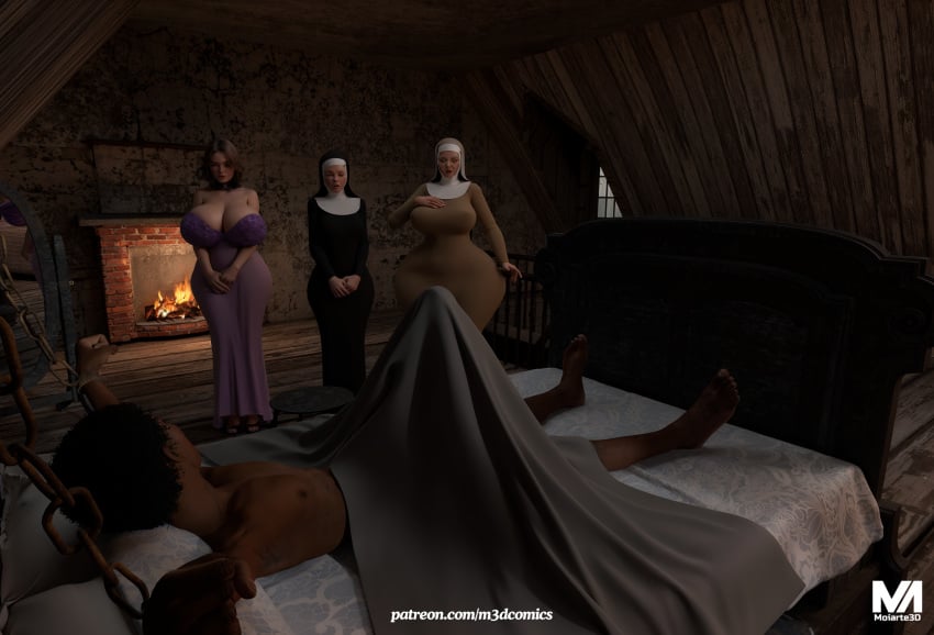 big_breasts big_butt big_penis bigass black_white cheatingwife comics cuck fantasy hardcore interracial m3dcomics milf moiarte3d patreon pussy sex vip