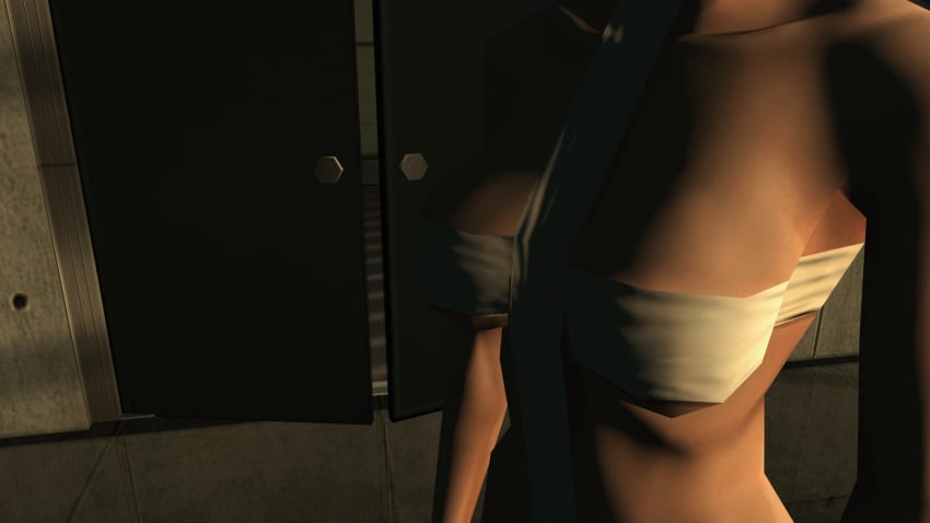 3d angel angel_halo angel_wings big_breasts black_hair bondage bondage_gear bondage_outfit breasts cleavage eve_(hitman_blood_money) female female_focus halo hitman hitman_blood_money huge_breasts io-interactive large_breasts official_art screenshot sling_bikini tied_hair video_games white_skin