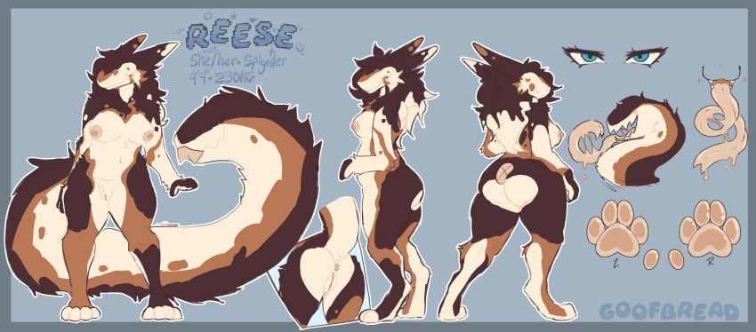 absurd_res anthro clothing female goofbread hair hi_res humanoid long_ears long_hair long_tongue solo splynter sweater tail tail_mouth tongue topwear unusual_anatomy unusual_tail