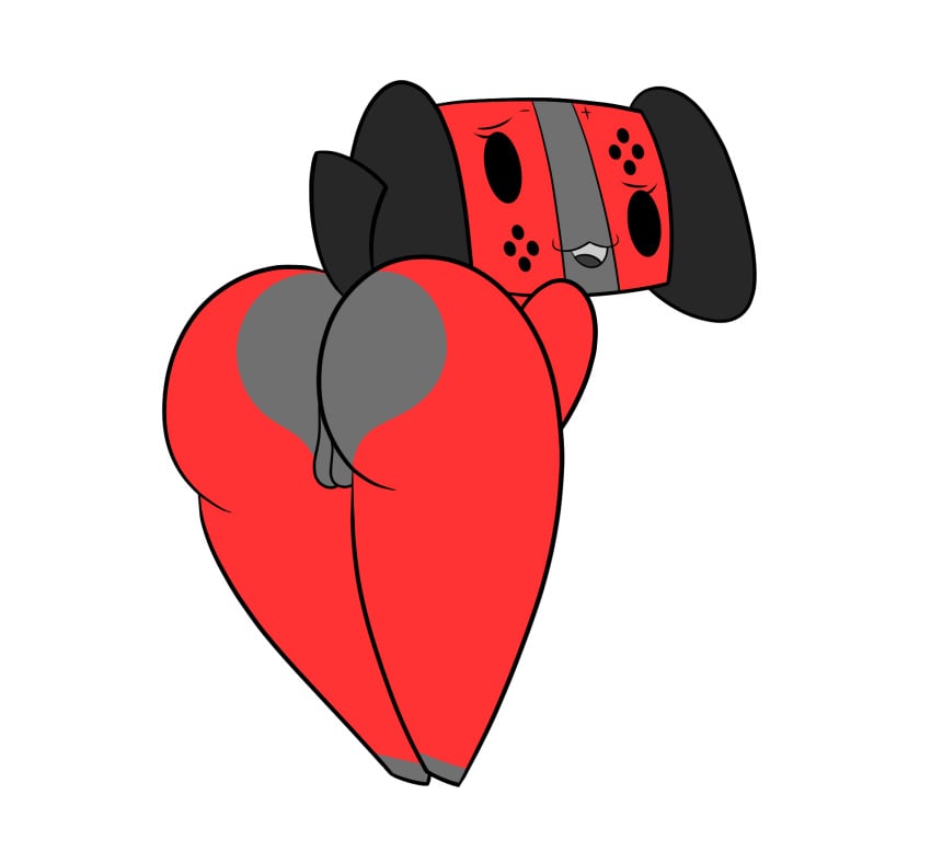 1boy :3 alpha_channel animate_inanimate animated anthro ass bent_over big_ass black_tongue butt_heart canine furry girly inviting looking_at_viewer looking_back loop male male_only mammal marcodile nintendo nintendo_switch rear_view seductive shaking_butt switch_dog testicles tongue video_games