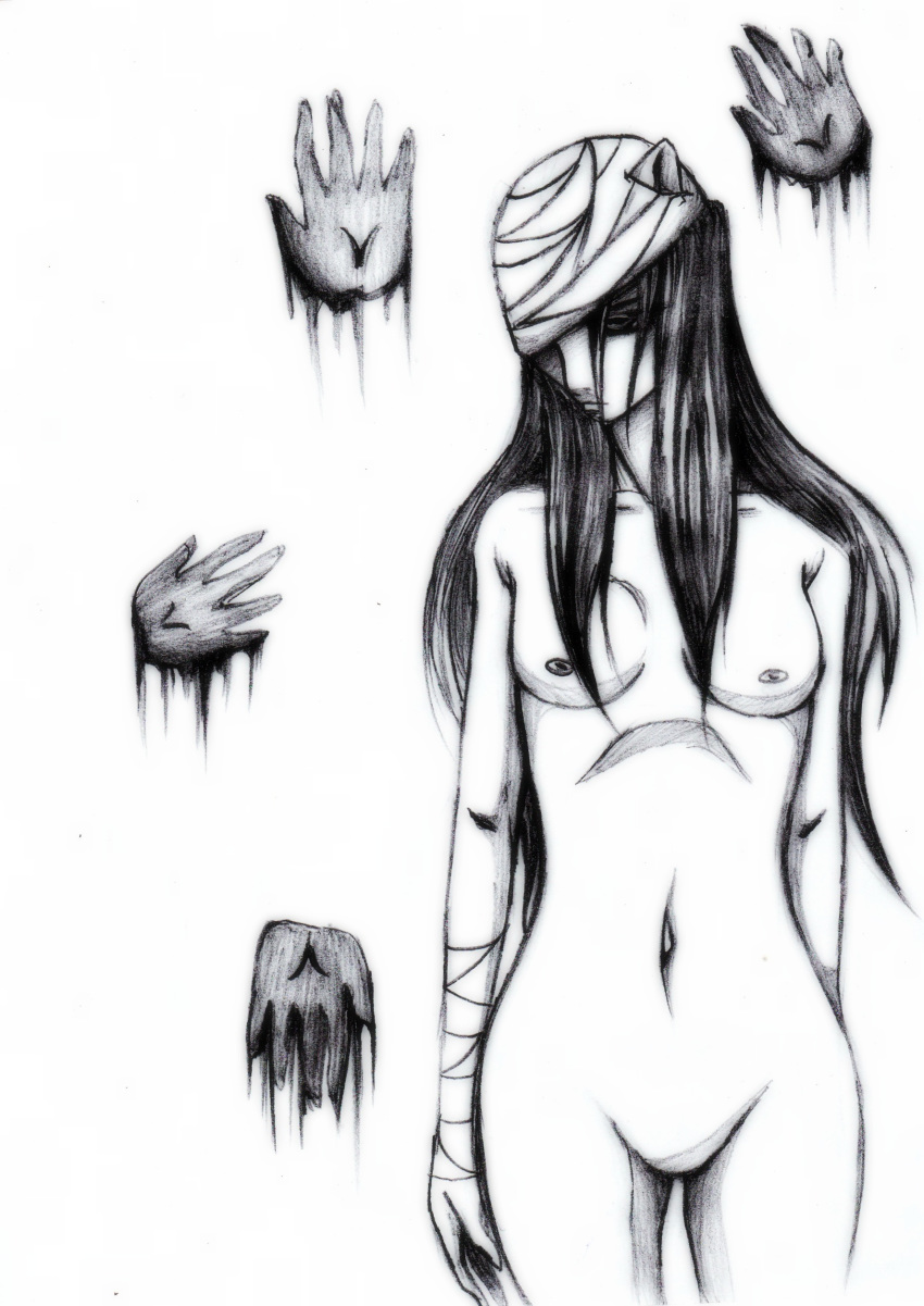 1girls drawn elfen_lied female female_only lucy_(elfen_lied) petitegothique solo tagme vectors