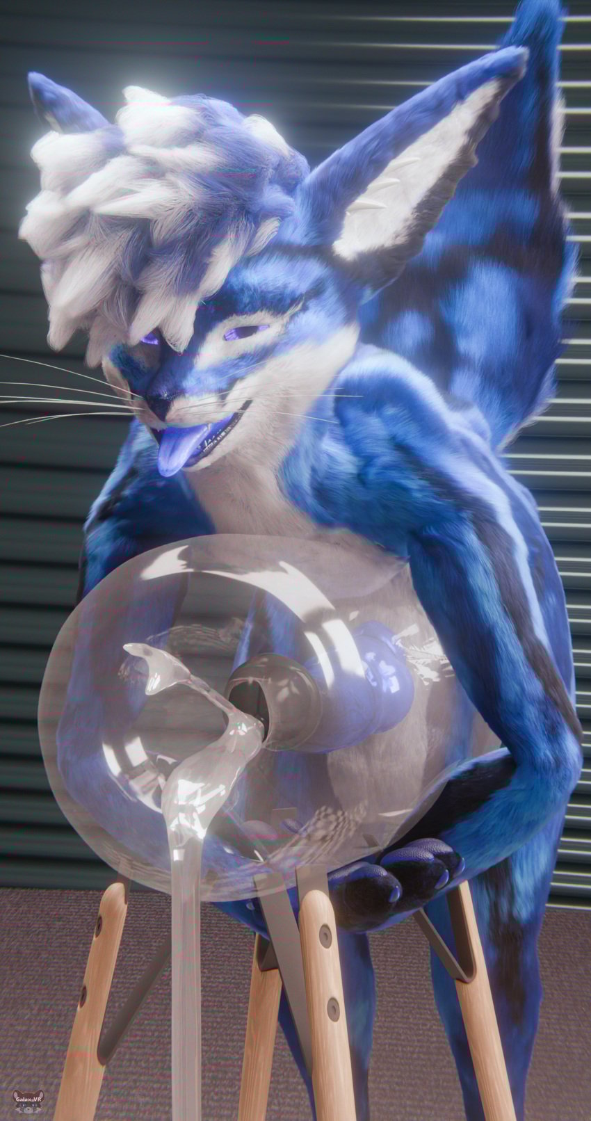 3d 4k absurd_res animal_genitalia animal_penis anthro balls blender_(artwork) bodily_fluids canid canine cum cum_inside digital_media_(artwork) equine_genitalia equine_penis erection fur galax_vr genital_fluids genitals hair hi_res knot looking_at_viewer male male_penetrating mammal penetration penile penis rexouium sex simple_background solo tail tongue vrchat_model zerath