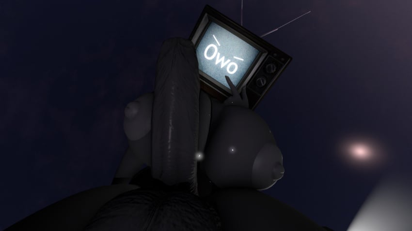 3d areola balls big_breasts big_penis confused dick dick_on_face dickgirl female foreskin futanari hinibba_(artist) intersex nude nude_female nude_futanari nudity outside outside_nudity penis sfm skibidi_toilet source_filmmaker thicc_thighs tv_woman_(skibidi_toilet) tvwoman uncircumcised uncircumcised_penis uncut