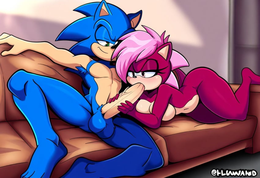 ai_generated ass blue_body breasts cocky imminent_sex incest incest_(lore) lad magenta_fur male/female pink_hair sex sonia_the_hedgehog sonic_(series) sonic_the_hedgehog sonic_the_hedgehog_(series) sonic_underground straight veiny_penis