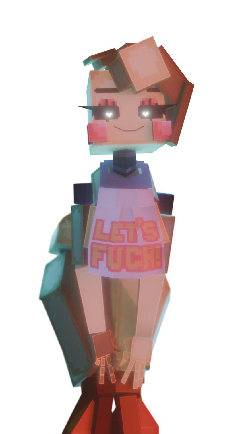 16:9 1920x1080 1female 1girls 3d 3d_(artwork) 3d_model animatronic animatronic_female bird_feet blender blender_(software) blender_eevee blockbench_toy_chica_(duobin) breasts_out chica_(fnaf) duobin female female_focus female_only fhd five_nights_at_freddy's fnaf glowing_eyes half_naked looking_at_viewer looking_down_at_viewer lowpoly minecraft minecraft_trailer_edges_highlights pink_panties robot_girl robot_joints sharp_teeth smile thick_thighs toy_chica_(fnaf)