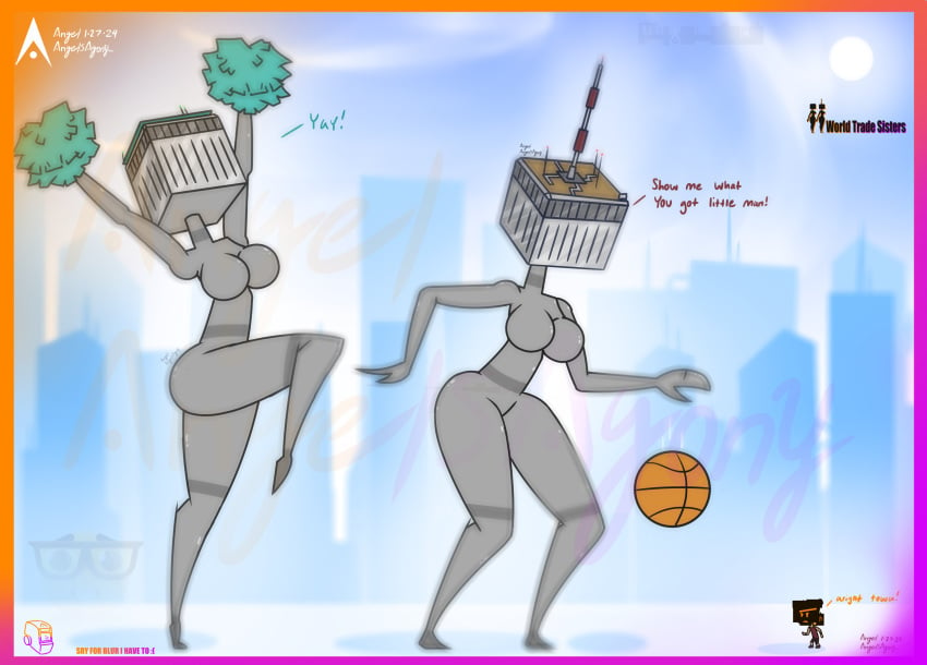 agonywelds anthro ass basketball breasts breasts building buildings controversial controversy deki female never_forget offensive smaller_male taller_girl tenna thick_ass thick_thighs thighs twin_towers worldtradesisters