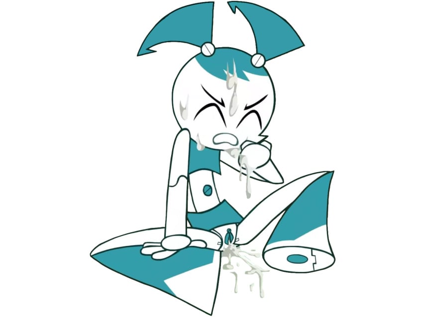 cum cum_in_pussy cum_on_body cum_on_face jenny_wakeman my_life_as_a_teenage_robot robot robot_girl xj-9 zone