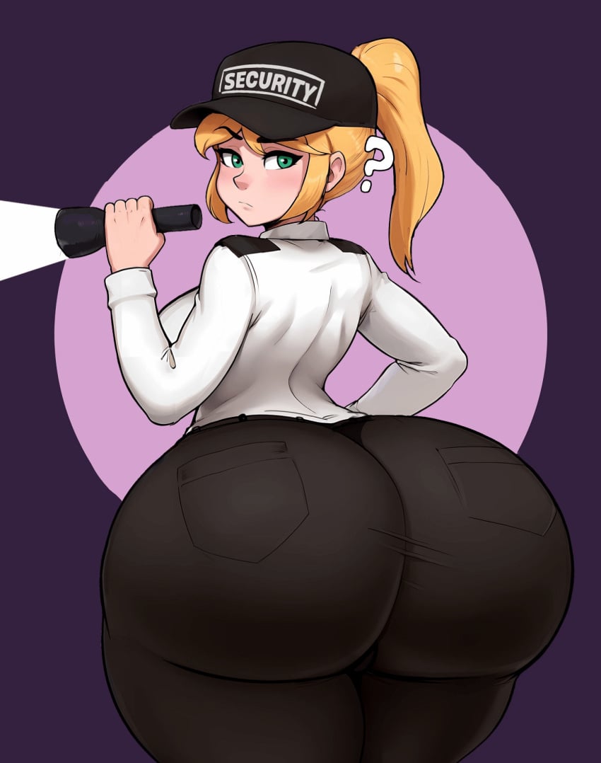 1girls ? animated ass_body ass_focus backboob big_ass big_breasts blonde_hair clothed exaggerated_anatomy fat_ass female female_only five_nights_at_freddy&#039;s five_nights_at_freddy&#039;s:_security_breach green_eyes huge_ass live2d looking_at_viewer monkechrome quesountuoso solo solo_female twitter_username unrealistic_proportions vanessa_(fnaf)