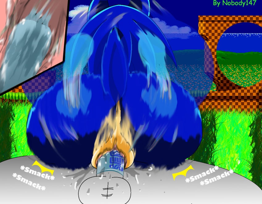 animal_ears anus ass balls blue_hair condom erection female hair hedgehog huge_ass male nobody147 penetration penis pussy rule_63 sega sex sonic_(series) sonic_1 sonic_the_hedgehog sonic_the_hedgehog_(series) tail vaginal_penetration