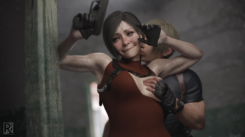 1girls 3d ada_wong ada_wong_(adriana) asian asian_female big_breasts black_hair breasts busty capcom female female_focus hourglass_figure leon_scott_kennedy male resident_evil rro.lled short_hair tagme wide_hips