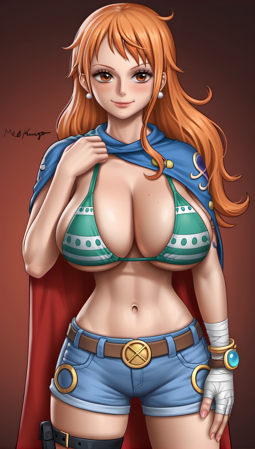 ai_generated female female_only mexkwigo nami_(one_piece) one_piece