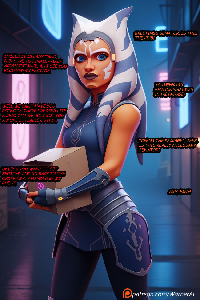 ahsoka_tano ai_generated blindfold blindfolded bondage clone_wars corrupted corruption fanfiction jedi jedi_padawan seduction seductive sith slave star_wars