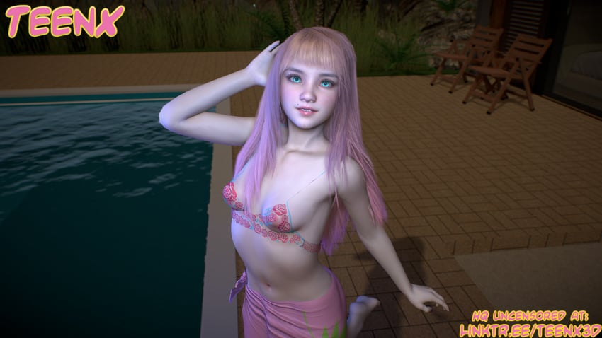 3d bikini bikini_bottom bikini_top cute cute_face exposed_breasts father_and_daughter female incest looking_at_viewer lorrey(teenx) nipple_slip nudegirl oppai petite petite_body photorealistic pool posing pov puffy_nipples realistic shy small_breasts teenager teenx tricked tricked_into_exposure tricked_into_sex uncensored young younger_female