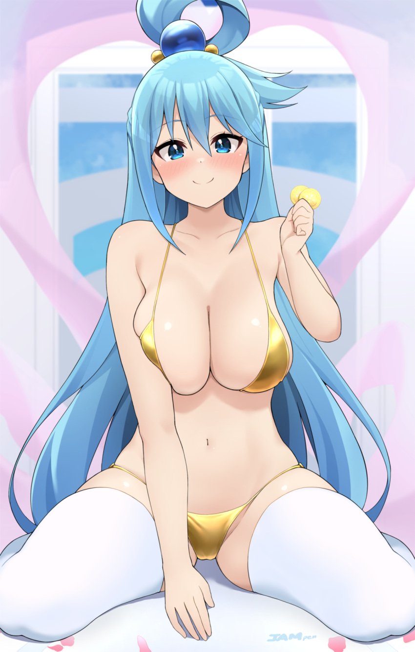 1girls adult adult_female aqua_(konosuba) aqua_hair aqua_hair_female bare_arms bare_belly bare_chest bare_hands bare_hips bare_midriff bare_navel bare_shoulders bare_skin bare_thighs belly belly_button bikini bikini_bottom bikini_only bikini_top blue_eyebrows blue_eyes blue_eyes_female blue_hair blue_hair_female blush blush_face blush_lines blushed_face blushing_at_viewer blushing_face blushing_female breasts busty busty_female busty_girl calves cleavage cleft_of_venus closed_mouth_smile coins collarbone covered_areola covered_areolae covered_crotch covered_nipples covered_pussy covered_vagina curvy curvy_body curvy_female curvy_figure curvy_hips dot_nose elbows embarrassed embarrassed_exposed_female embarrassed_female exposed_arms exposed_belly exposed_chest exposed_hips exposed_midriff exposed_navel exposed_shoulders exposed_skin exposed_thighs eyebrows_visible_through_hair fair_skin female female_focus female_naked female_only fingers full_body gold_bikini gold_bikini_bottom gold_bikini_top gold_string_bikini gold_swimsuit gold_swimwear groin hair_between_eyes hair_ornament hair_ornaments hair_rings half_naked half_nude hand_on_floor hand_on_ground high_resolution highres hourglass_figure jampen knee_socks knees kneesocks kono_subarashii_sekai_ni_shukufuku_wo! large_breasts lean_body lean_figure legs legs_apart legs_spread legwear light-skined_female light-skinned light-skinned_female light_skin light_skin_female light_skinned light_skinned_female long_hair looking_at_viewer mature mature_female naked naked_female naked_woman narrow_waist navel nude nude_female nudity overknees partially_naked partially_visible_vulva pussy semi_nude shoulders sidelocks simple_background sitting slender_body slender_waist slim_girl slim_waist smile smiley_face smiling smiling_at_viewer smirk smooth_skin solo spread_legs spreading_legs spreading_thighs stockings string_bikini swimsuit swimwear thick_thighs thigh_highs thighhighs thighs thin_waist useless_goddess v-line vulva vulva_line white_background white_knee_socks white_legwear white_stockings white_thigh_highs white_thighhighs wide_hips yellow_bikini yellow_bikini_bottom yellow_bikini_top yellow_string_bikini yellow_swimsuit yellow_swimwear