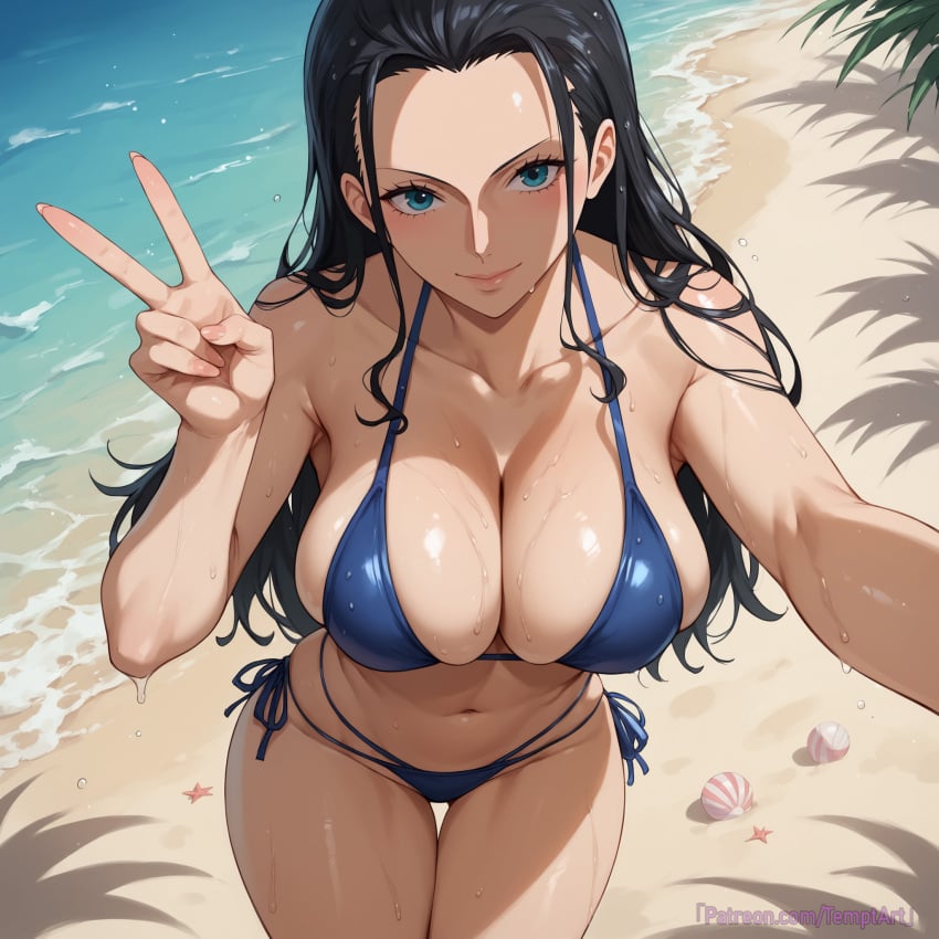 ai_generated female female_only nico_robin one_piece temptart