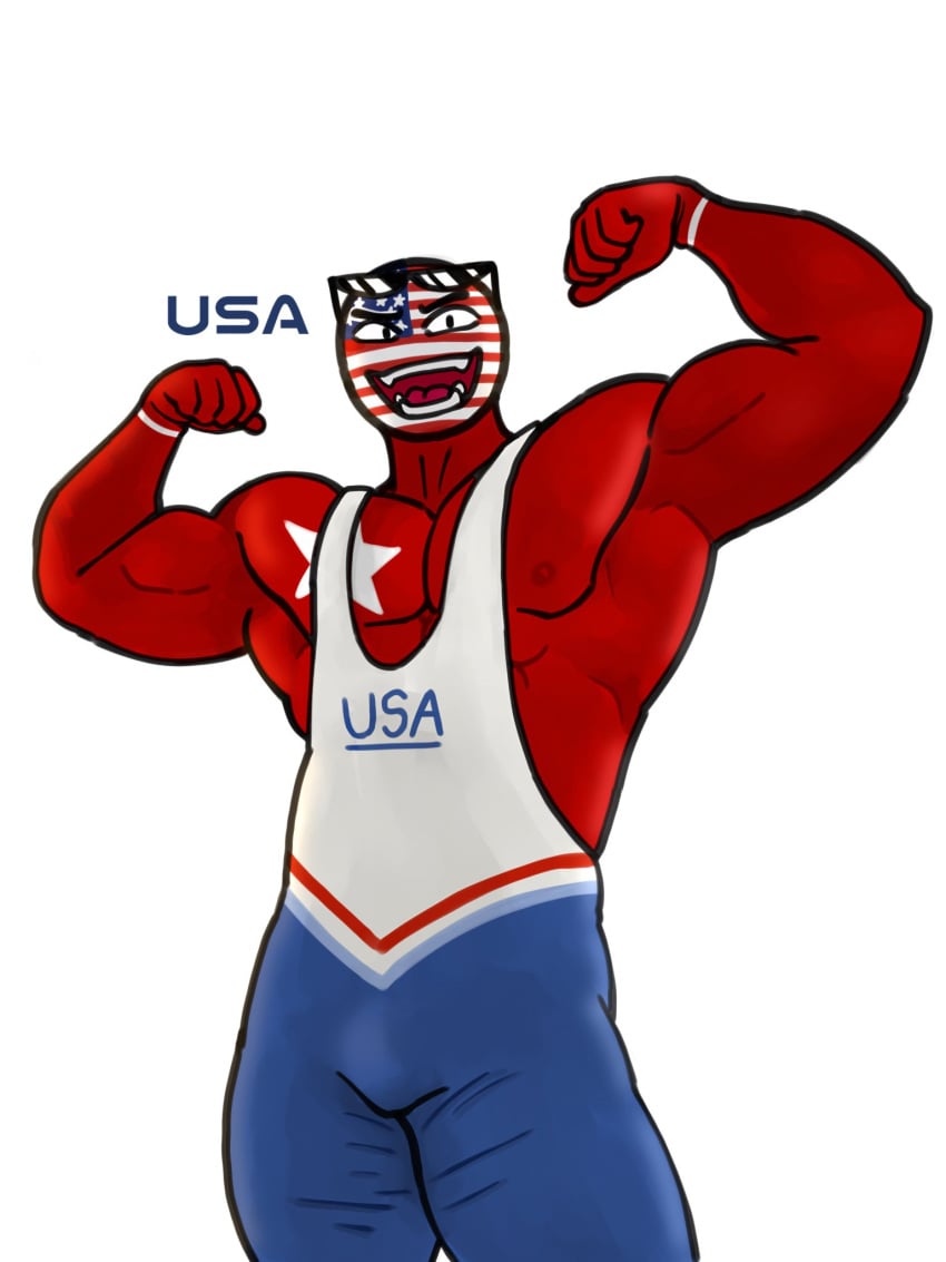 bara countryhumans eyewear_on_head latte_4later male male_focus male_only singlet solo solo_focus solo_male sunglasses united_states_of_america_(countryhumans)