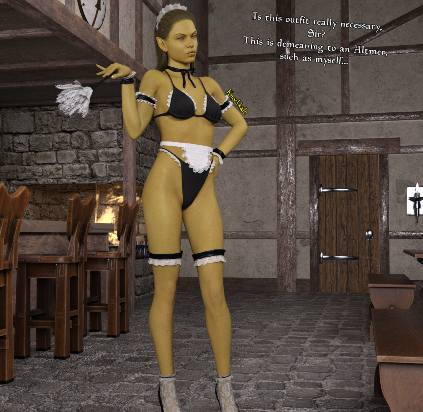 1girls 3d altmer big_ass big_breasts breasts bust busty curvaceous curvy curvy_figure elf elf_ears elf_female female high_elf hips hourglass_figure humanoid knockkale legs light-skinned_female light_skin maid mature mature_female original_character pointy_ears skimpy skimpy_maid skyrim slim_waist the_elder_scrolls thick thick_hips thick_legs thick_thighs thighs top_heavy voluptuous waist wide_hips