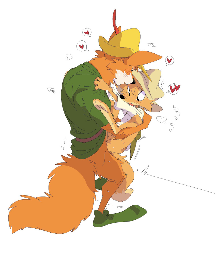 br'er_fox clothed_sex disney fox gay_sex orange_fur robin_hood_(character) robin_hood_(disney) size_difference song_of_the_south