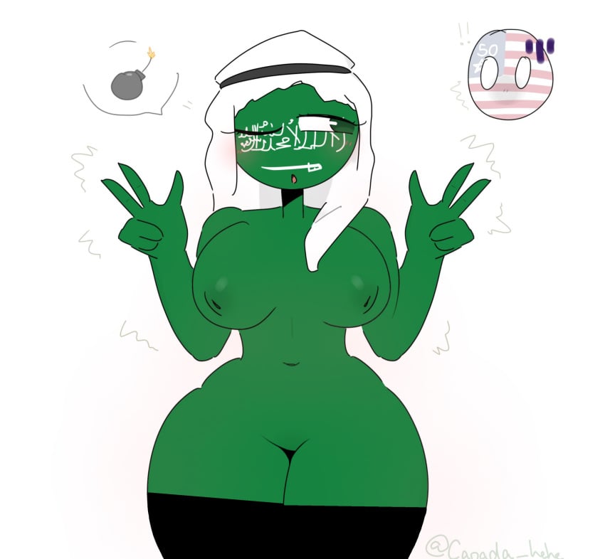 Saudi Arabia (Countryhumans) Rule 34 Image