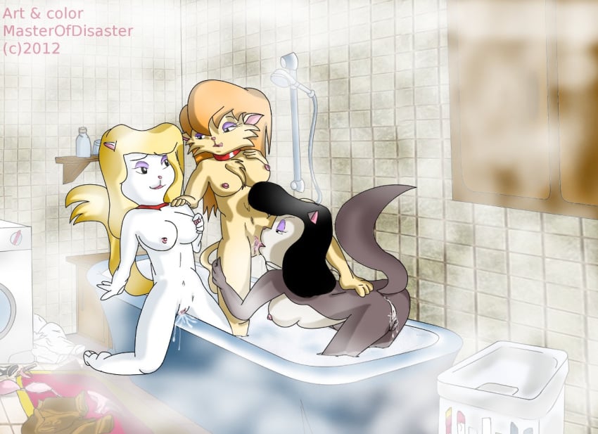 anthro cleo_catillac dixie_(catillac_cats) masterofdisaster roxy_(catillac_cats) the_catillac_cats