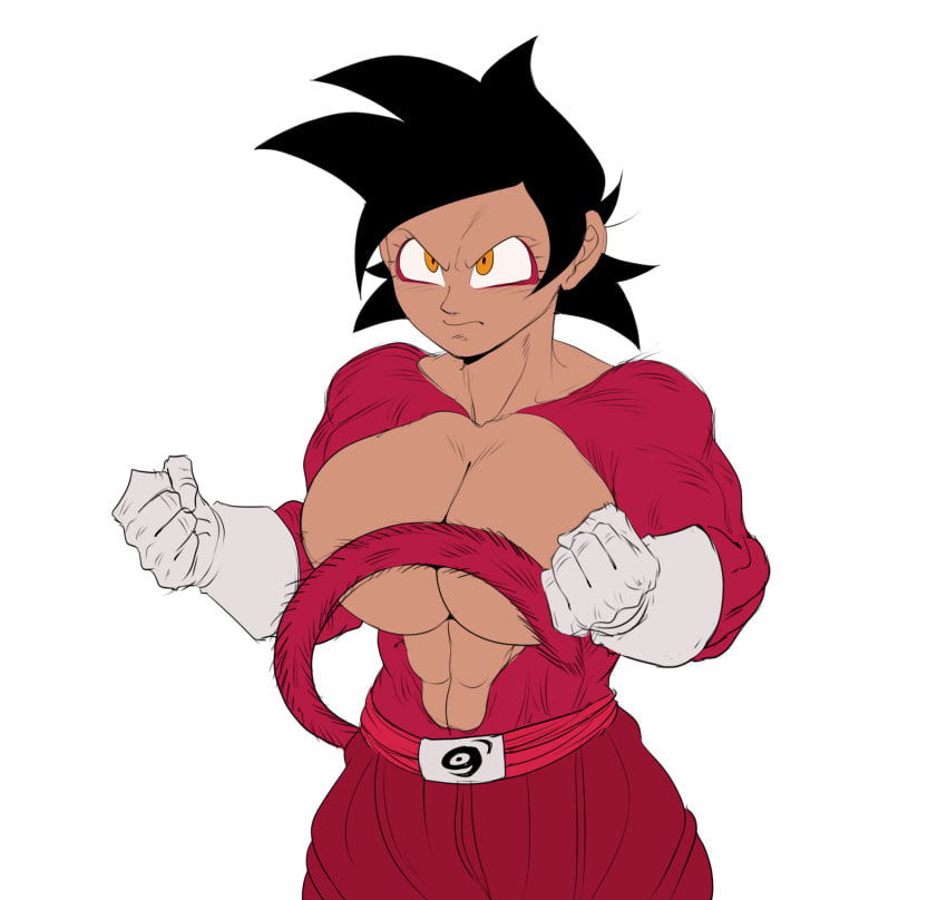 1girls big_ass big_breasts black_hair dark-skinned_female dark_skin detnox dragon_ball female female_focus gloves huge_ass huge_breasts looking_at_viewer monkey_tail muscle muscular muscular_female original pose posing presenting presenting_ass presenting_breasts red_fur saiyan saiyan_girl saiyan_tail serious serious_look short_hair solo solo_female solo_focus super_saiyan_4 tomboy tufura_(detnox) voluptuous voluptuous_female yellow_eyes