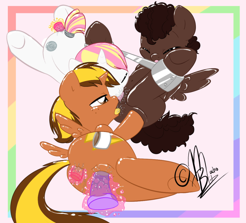 afro alicorn anal anus chimangetsu cunnilingus cutie_mark dildo docked_tail equine female friendship_is_magic furry horn lagneia mocha_blitz mochablitz my_little_pony oil olivia_the_pegasus oral oral_sex pegasus pussy rimming sex sex_toy shiny smooth_skin spreader_bar tailfro telekinesis threesome unicorn vaginal_penetration wings yuri