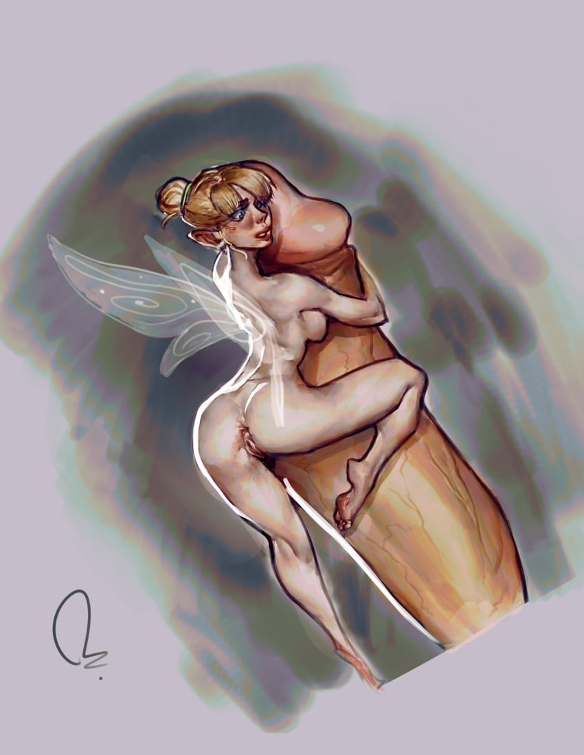 1girls 2024 alternate_version_at_source alternate_version_available anus ass backboob blonde_female blonde_hair blue_eyes disney extinctyellow fairy fairy_wings female female_focus hugging light-skinned_female light_skin micro micro_female nude nude_female penis penis_grab peter_pan_(disney) pussy simple_background smaller_female straight tinker_bell vagina watermark