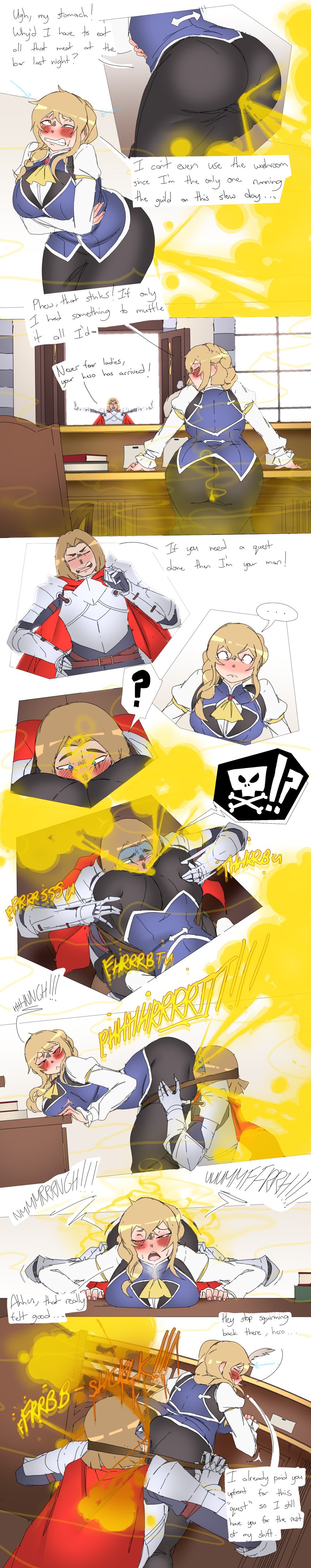 fart goblin_slayer guild_girl lazei male/female shart sharted sharting