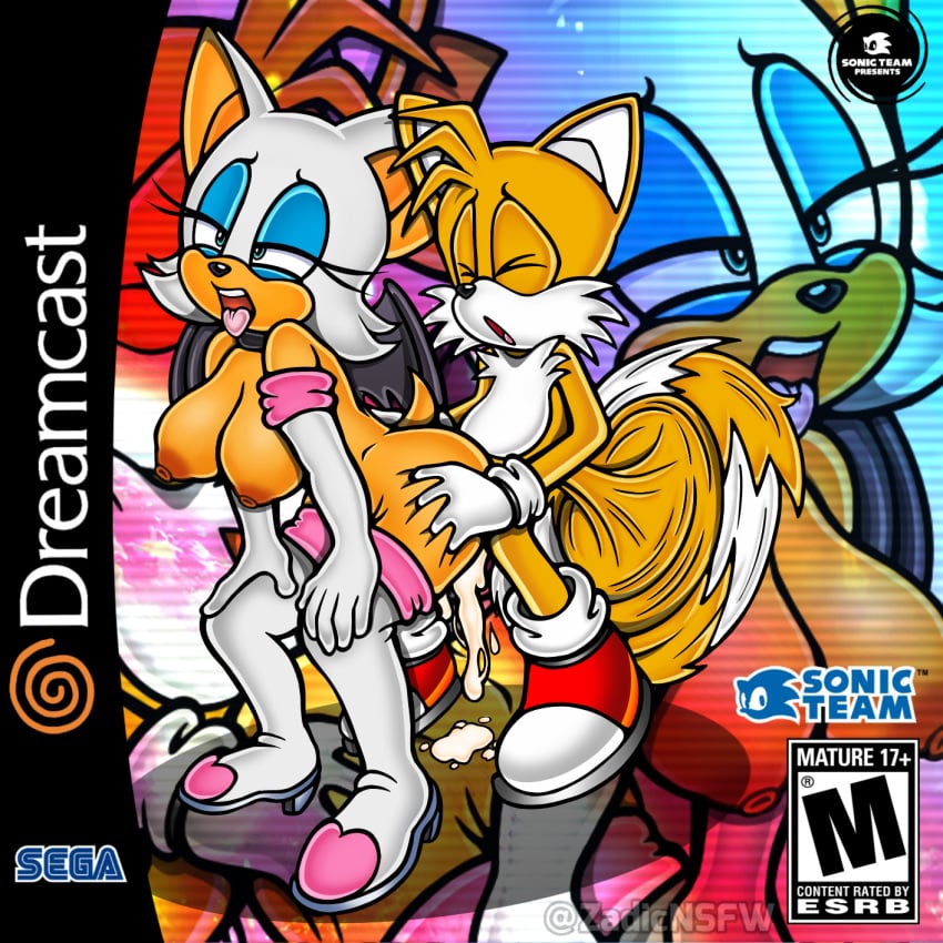 1boy 1boy1girl 1girls accurate_art_style age_difference anthro bat big_ass big_breasts canid canine choker cum cum_in_pussy cum_inside duo female fox hi_res jewelry larger_female male male/female mammal miles_prower miles_tails_prower necklace older_female older_woman_and_younger_boy penetration rouge_the_bat sega sex size_difference sonic_(series) sonic_adventure_2 sonic_the_hedgehog_(series) standing standing_sex style_parody tagme tails tails_the_fox uekawa_style younger_male zadicnsfw