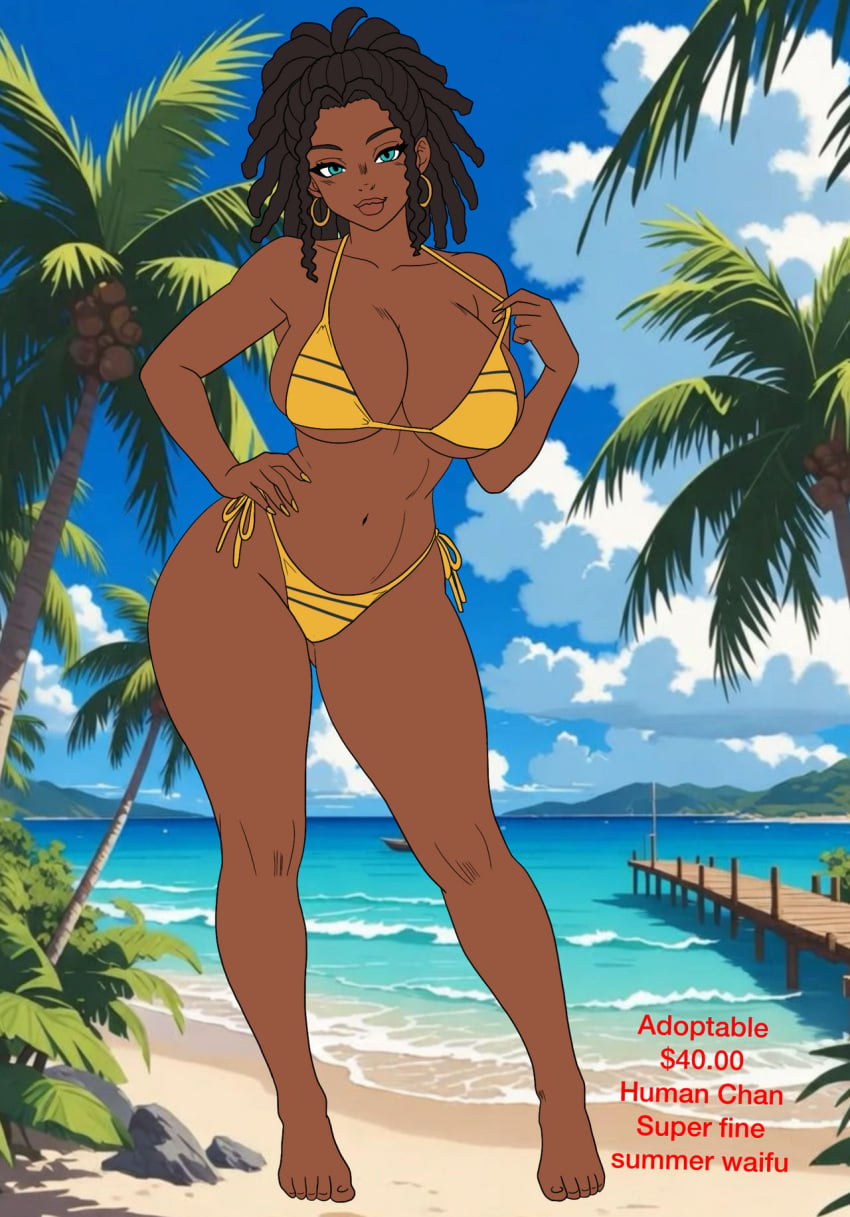 1girls adoptable ass big_ass big_breasts big_thighs bikini breasts brown-skinned_female brown_body brown_skin curvaceous curvy curvy_figure dark-skinned_female dark_body dark_skin digital_media_(artwork) female hips hourglass_figure huge_thighs large_thighs mature mature_female ninja-8004 slim_waist swimsuit thick thick_hips thick_legs thick_thighs thighs voluptuous waist wide_hips wide_thighs
