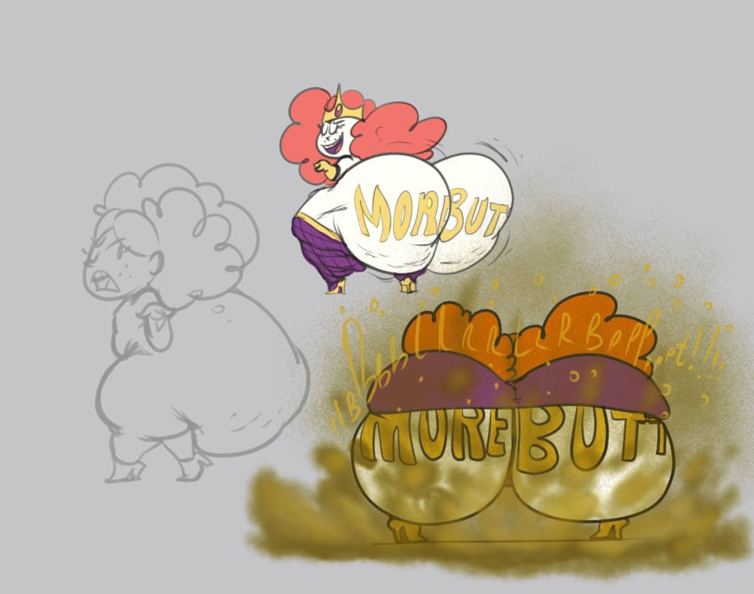 1girls absurd_res adult_female aged_up ass big_ass bottom_heavy brat cartoon_network curly_hair doodles fart fart_cloud fart_fetish farting farting_at_viewer female_farting ginger_hair gold_tattoo grown_up heels huge_ass hyper_ass illis large_ass massive_ass massive_thighs powerpuff_girls princess_morbucks rich_female solo solo_female solo_focus tattoo_on_butt thick_thighs
