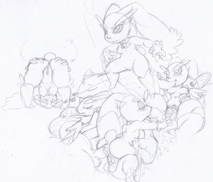 lopunny pokemon pokemon_(species) straight_hair swampert typhlosion zinnthos